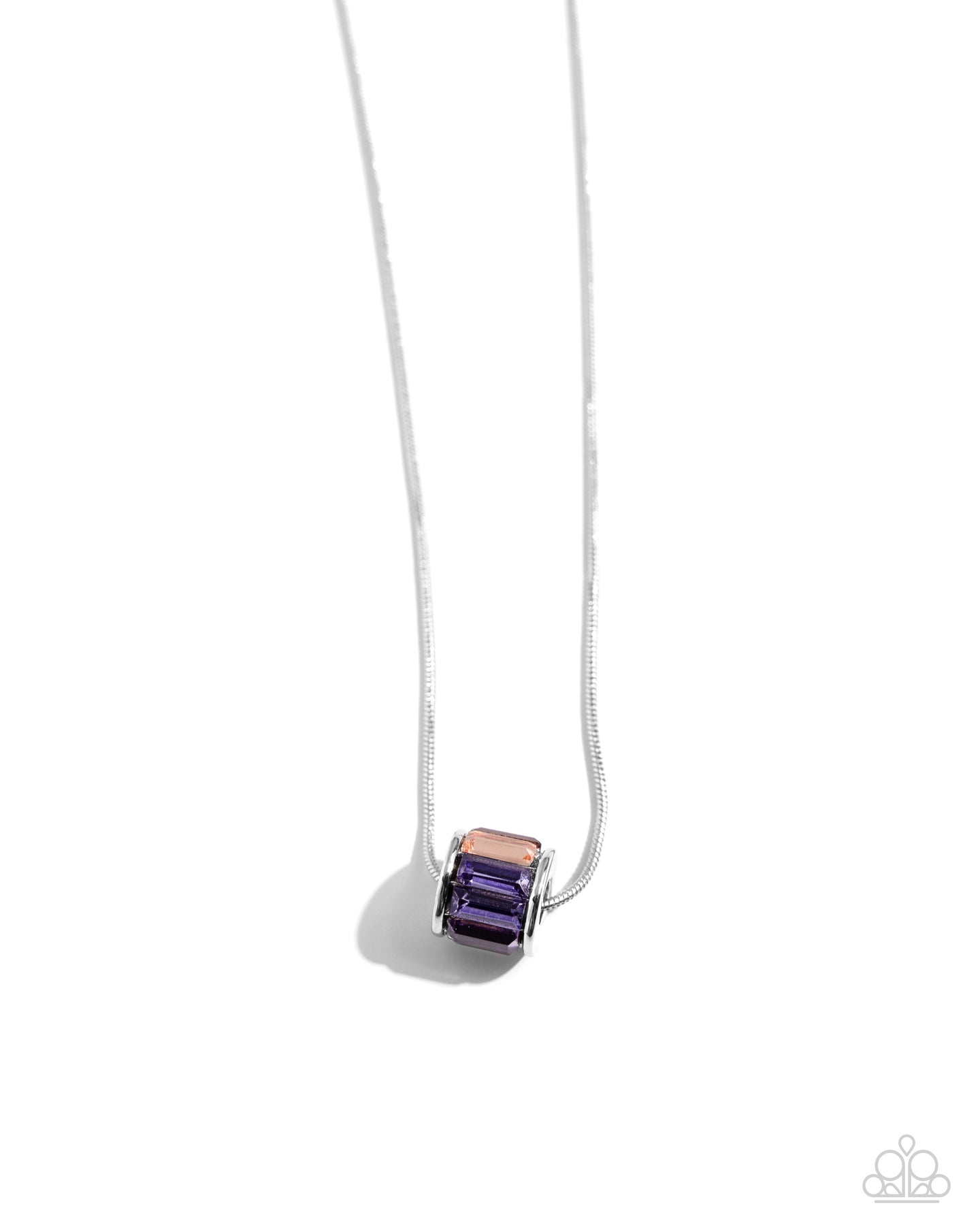 Warden Wheel - Purple necklace A031