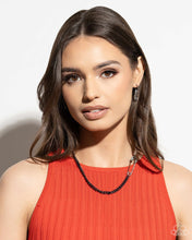 Load image into Gallery viewer, Safety Pin Style - Black necklace A062
