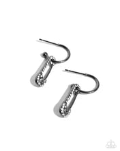 Load image into Gallery viewer, $16 SET: Safety Pin Style - Black plus matching earring UP A062
