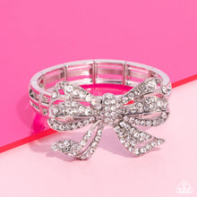 Load image into Gallery viewer, Its All A-BOW-t Me - White bracelet May 2024 LOP Box 7
