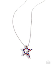 Load image into Gallery viewer, Patriotic Passion - Multi necklace B102
