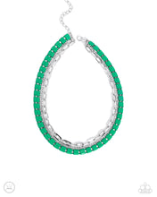 Load image into Gallery viewer, LAYER of the Year - Green necklace B131
