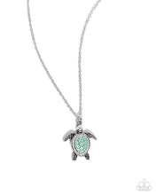 Load image into Gallery viewer, Turtle Tourist - Green necklace A022
