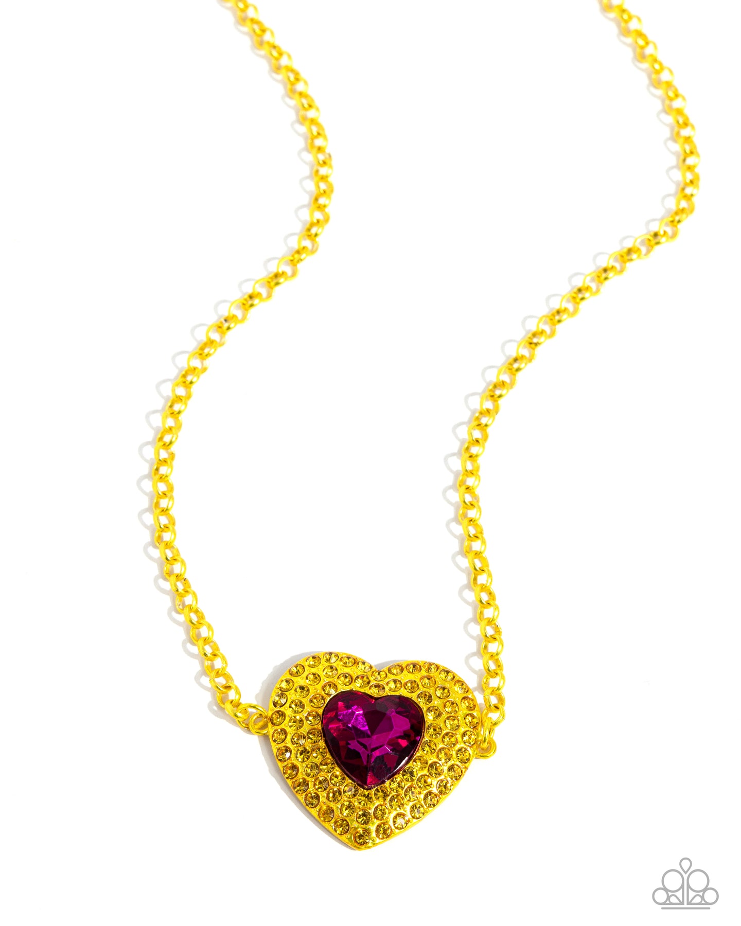Locket Leisure - Yellow necklace C027