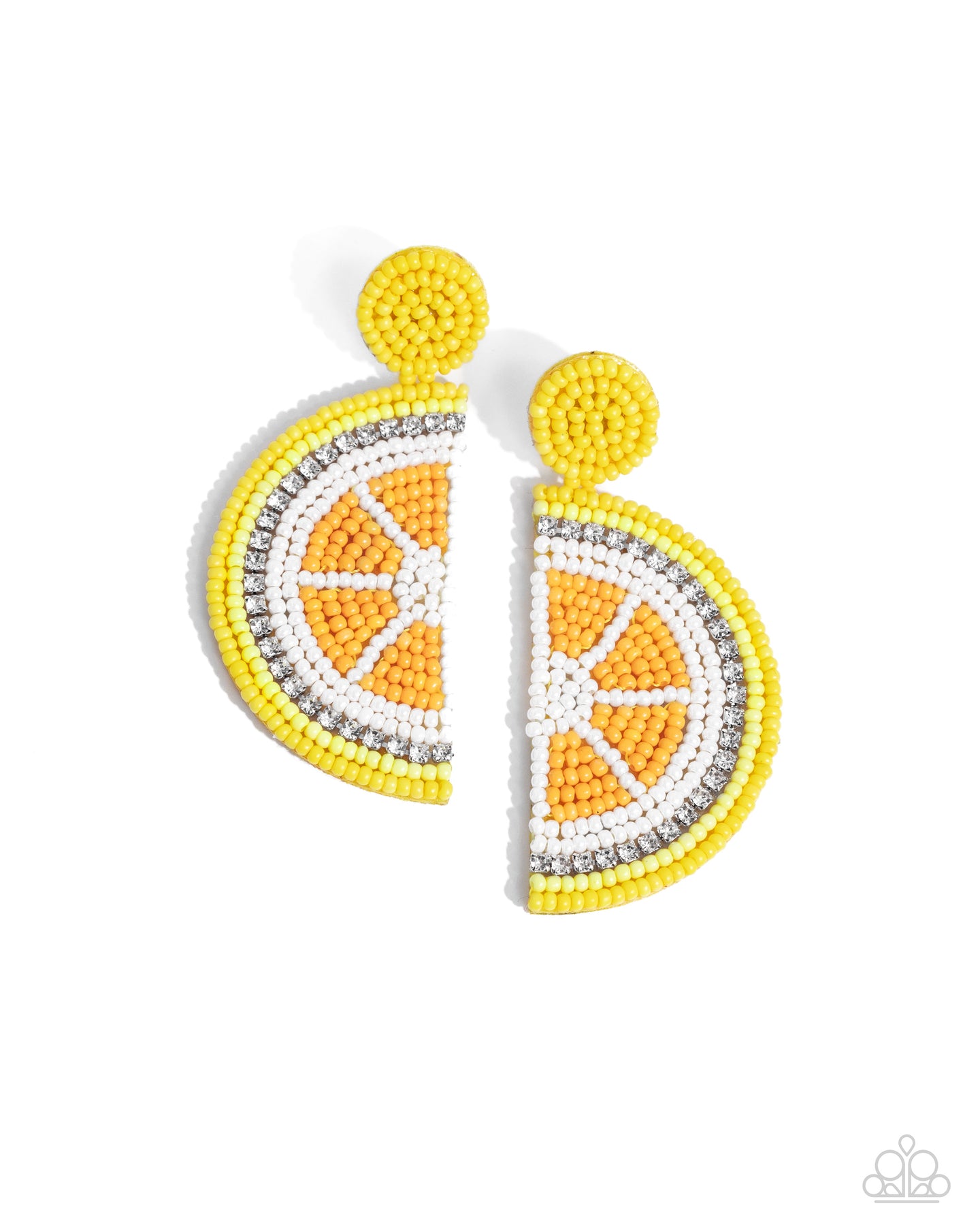 Lemon Leader - Yellow post earring 2074