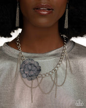Load image into Gallery viewer, Deconstructed Denim - Blue necklace UP
