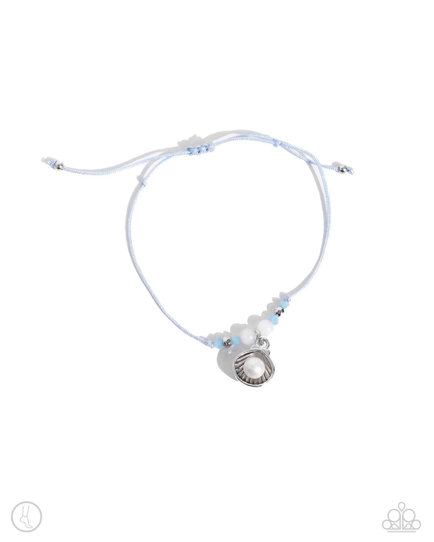Oyster Overture - Blue Anklet B108
