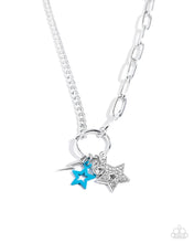 Load image into Gallery viewer, Stellar Sighting - Blue necklace A042
