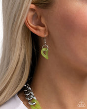 Load image into Gallery viewer, Rainbow Ragtime - Green necklace E011
