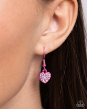 Load image into Gallery viewer, Homecoming Hearts - Pink necklace E016
