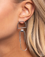Load image into Gallery viewer, Minimalistic Maven - Silver post earring D016
