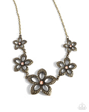 Load image into Gallery viewer, Faithful Florals - Brass necklace B002
