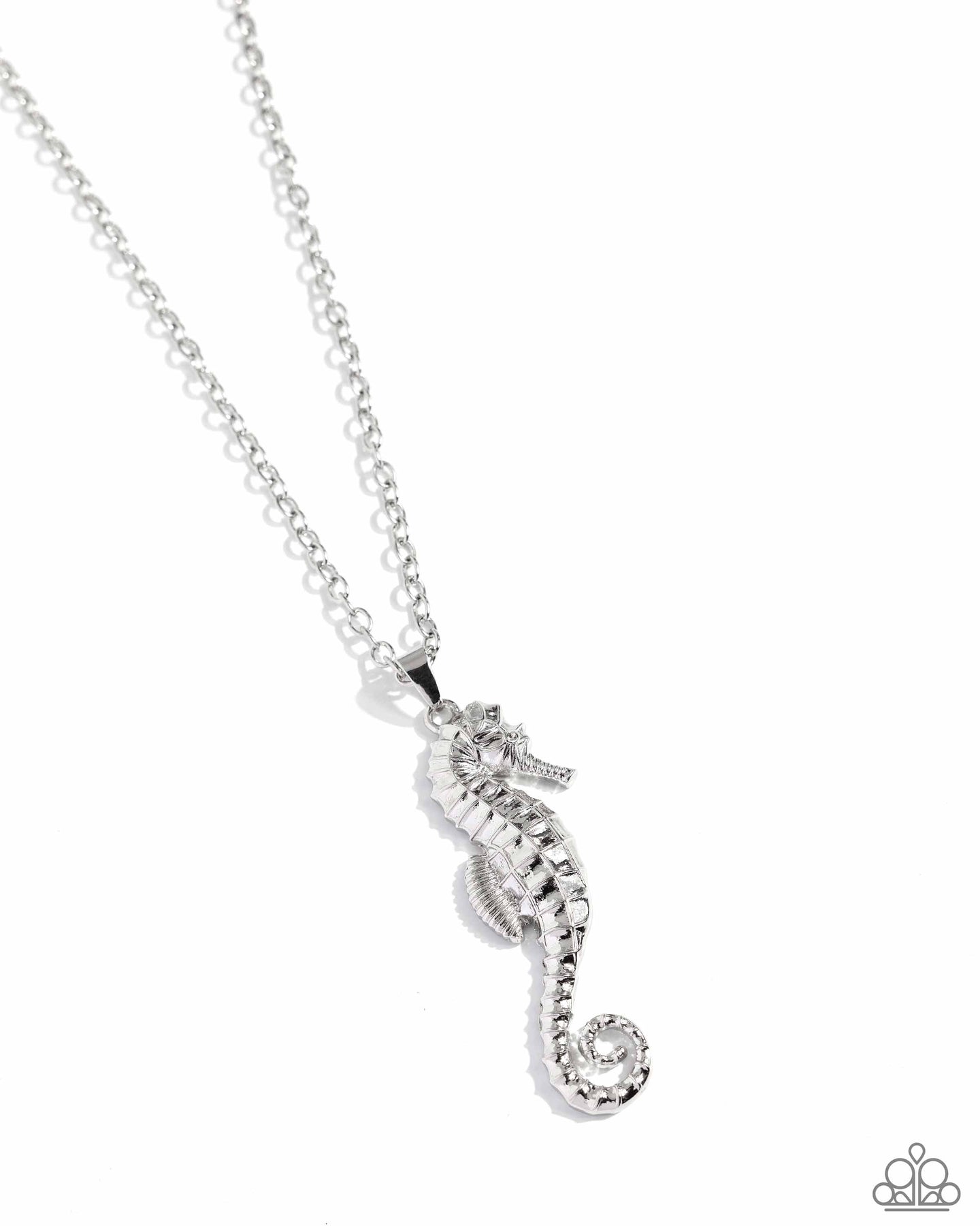 Sparkling Seahorse - Silver necklace LR3