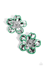 Load image into Gallery viewer, Merry Model - Green Post earring
