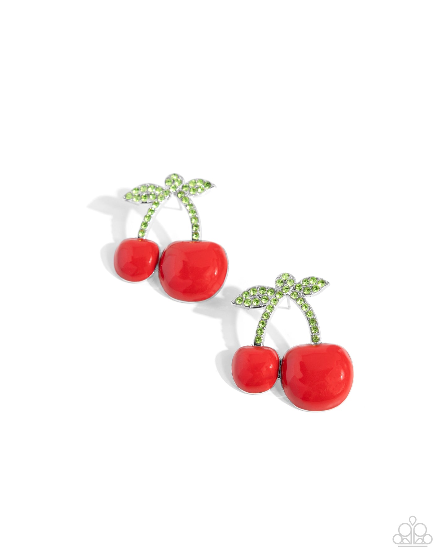 Charming Cherries - Red post earring Box 1