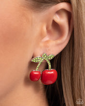 Load image into Gallery viewer, Charming Cherries - Red post earring Box 1
