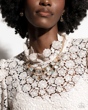 Load image into Gallery viewer, Flickering Finesse - Brown necklace E067
