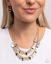 Load image into Gallery viewer, Flickering Finesse - Brown necklace E067
