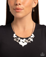 Load image into Gallery viewer, Room in My Heart for More - White necklace B108
