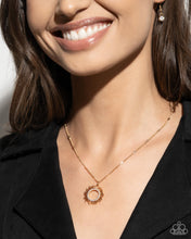 Load image into Gallery viewer, Sunburst Surprise - Gold necklace A081
