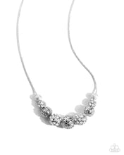 Load image into Gallery viewer, $16 SET: Gilded Gift - White necklace + matching bracelet D073

