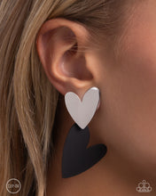 Load image into Gallery viewer, Romantic Occasion - Black clip on earring 608
