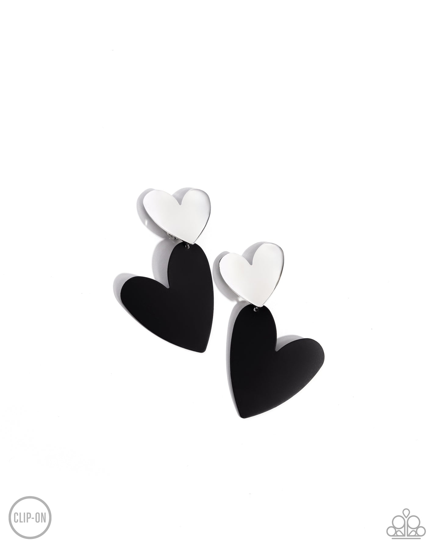 Romantic Occasion - Black clip on earring 608