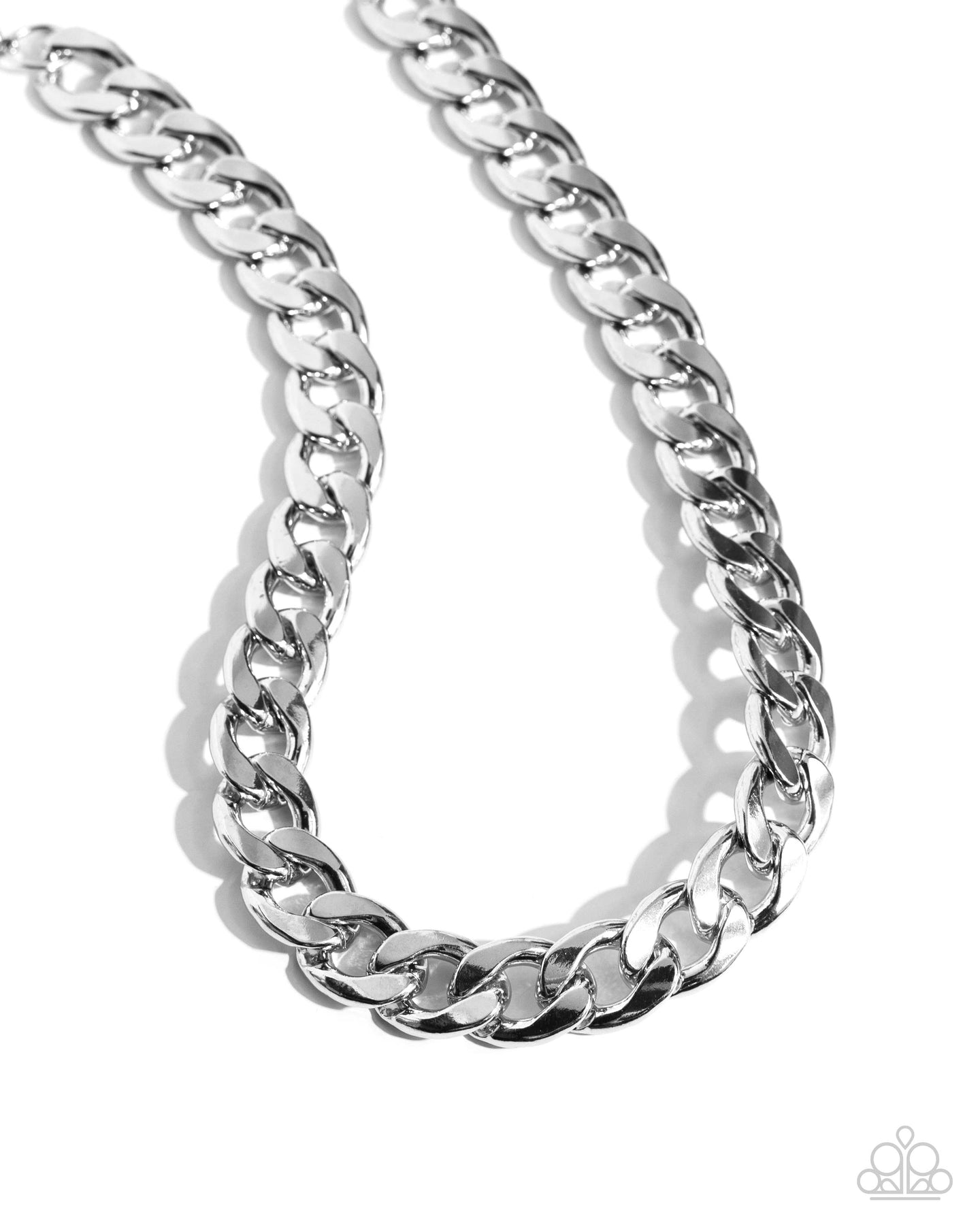 Action CURB - Silver necklace BOX 9