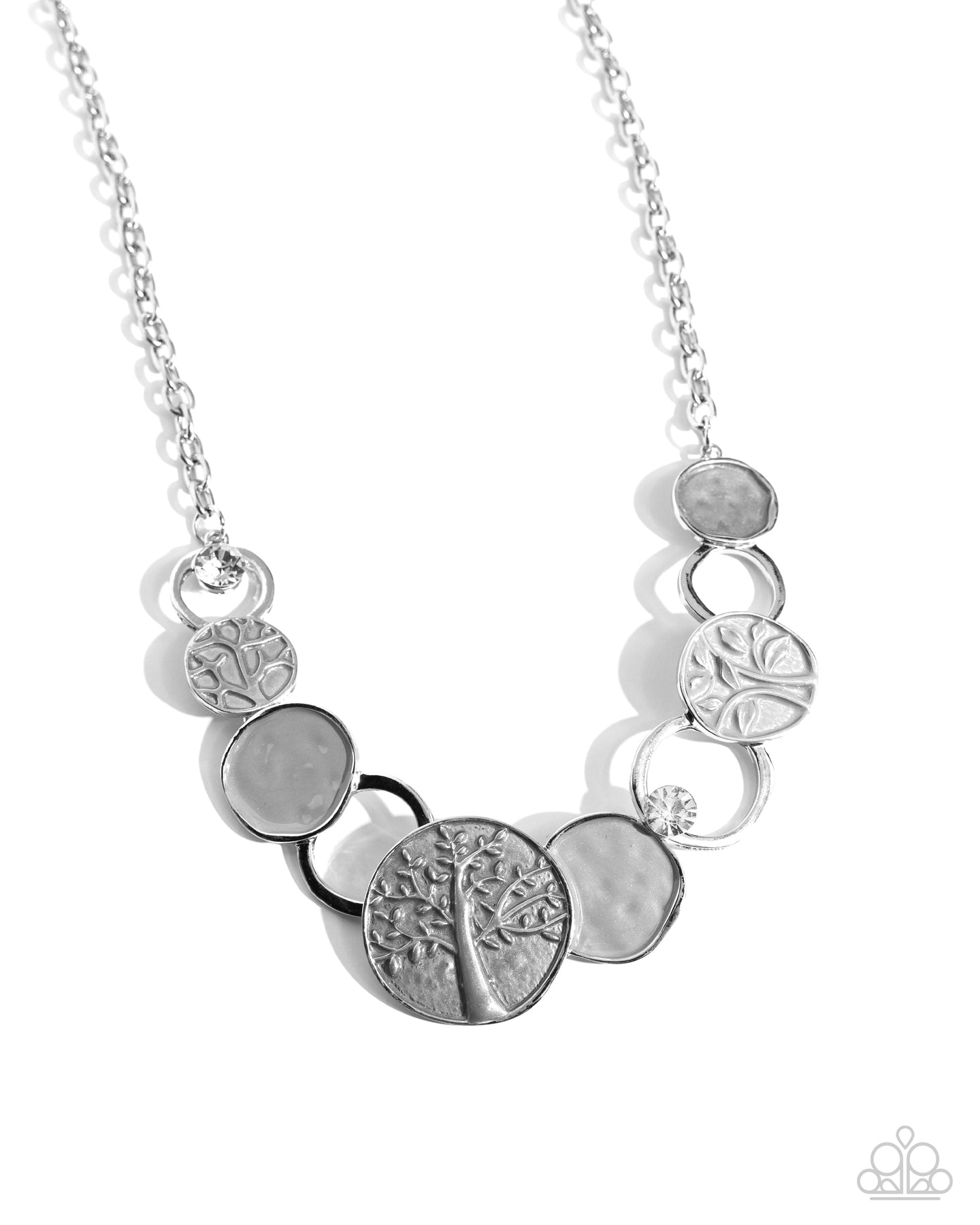 Forest Fling - Silver necklace 678