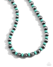 Load image into Gallery viewer, Contemporary Confidence - Green necklace D073
