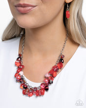 Load image into Gallery viewer, Offbeat Ofrenda - Red necklace E021
