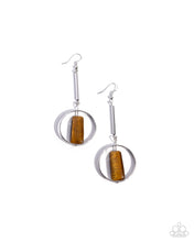 Load image into Gallery viewer, Serendipitous Stones - Brown earring E015
