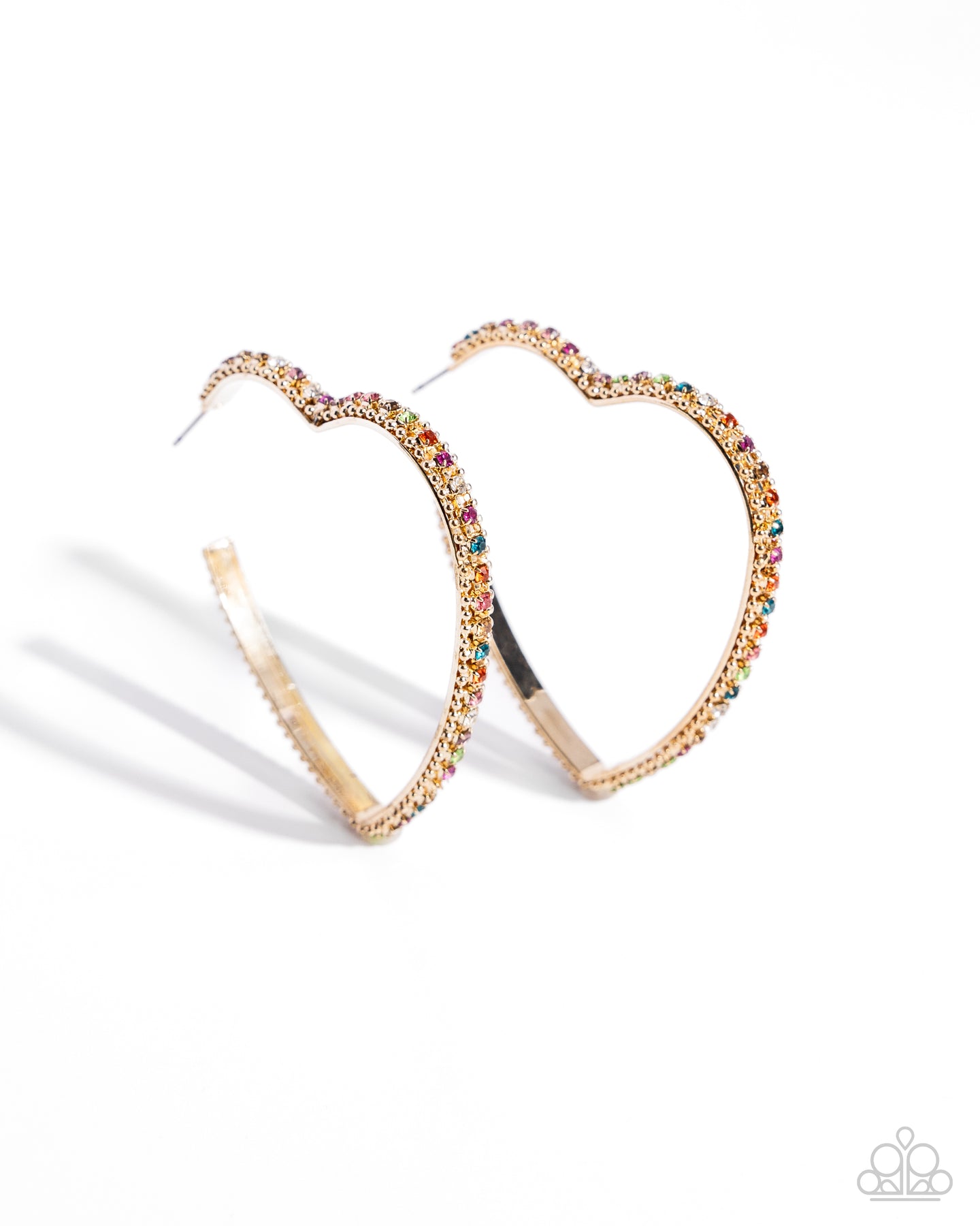 Halftime Hearts - Multi hoop earring E004