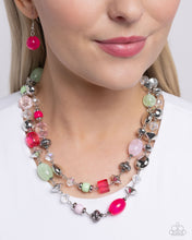 Load image into Gallery viewer, Playful Past - Pink necklace Box 4

