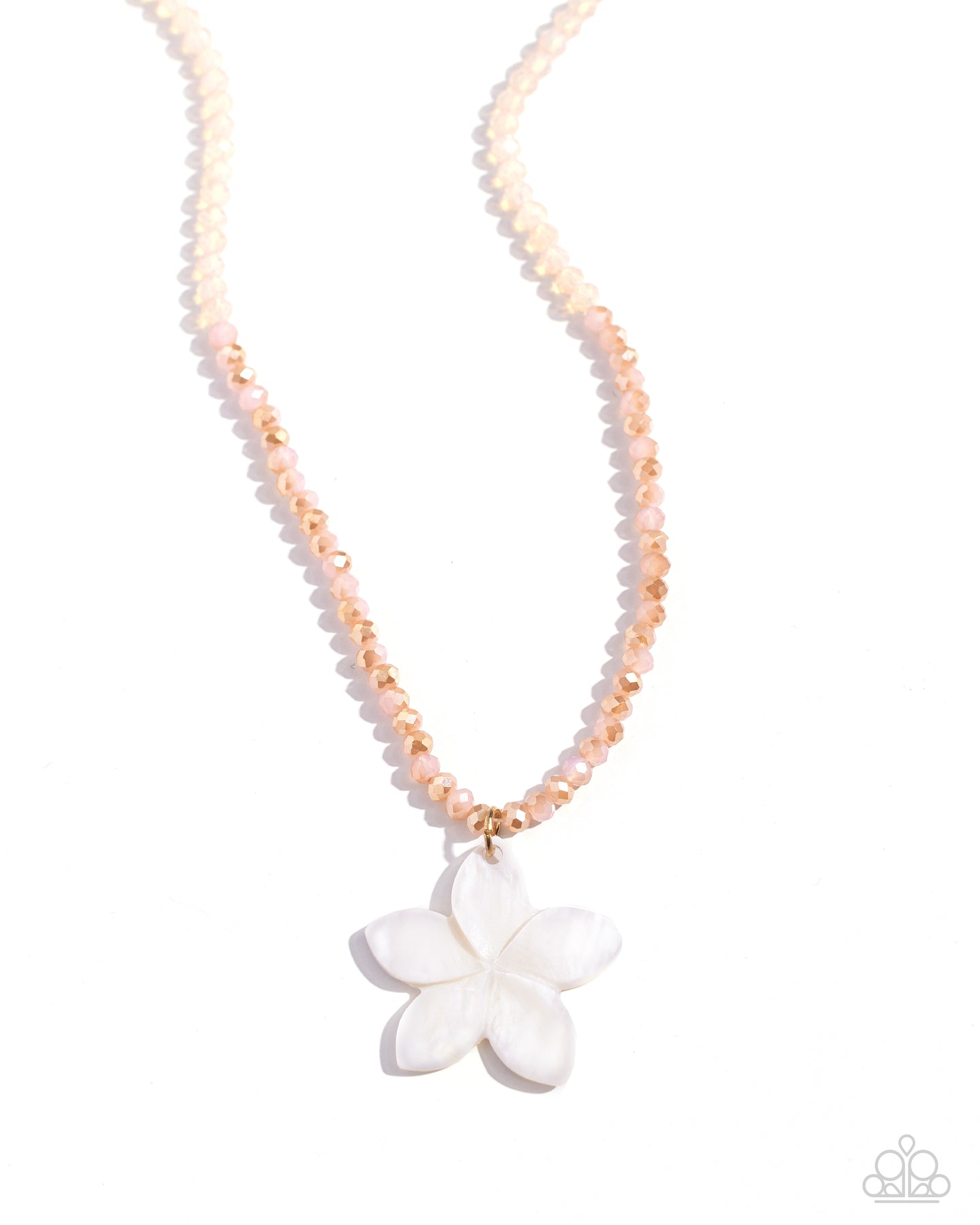 Handcrafted Hawaiian - Pink necklace D058