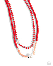 Load image into Gallery viewer, Multicolored Masquerade - Red D063
