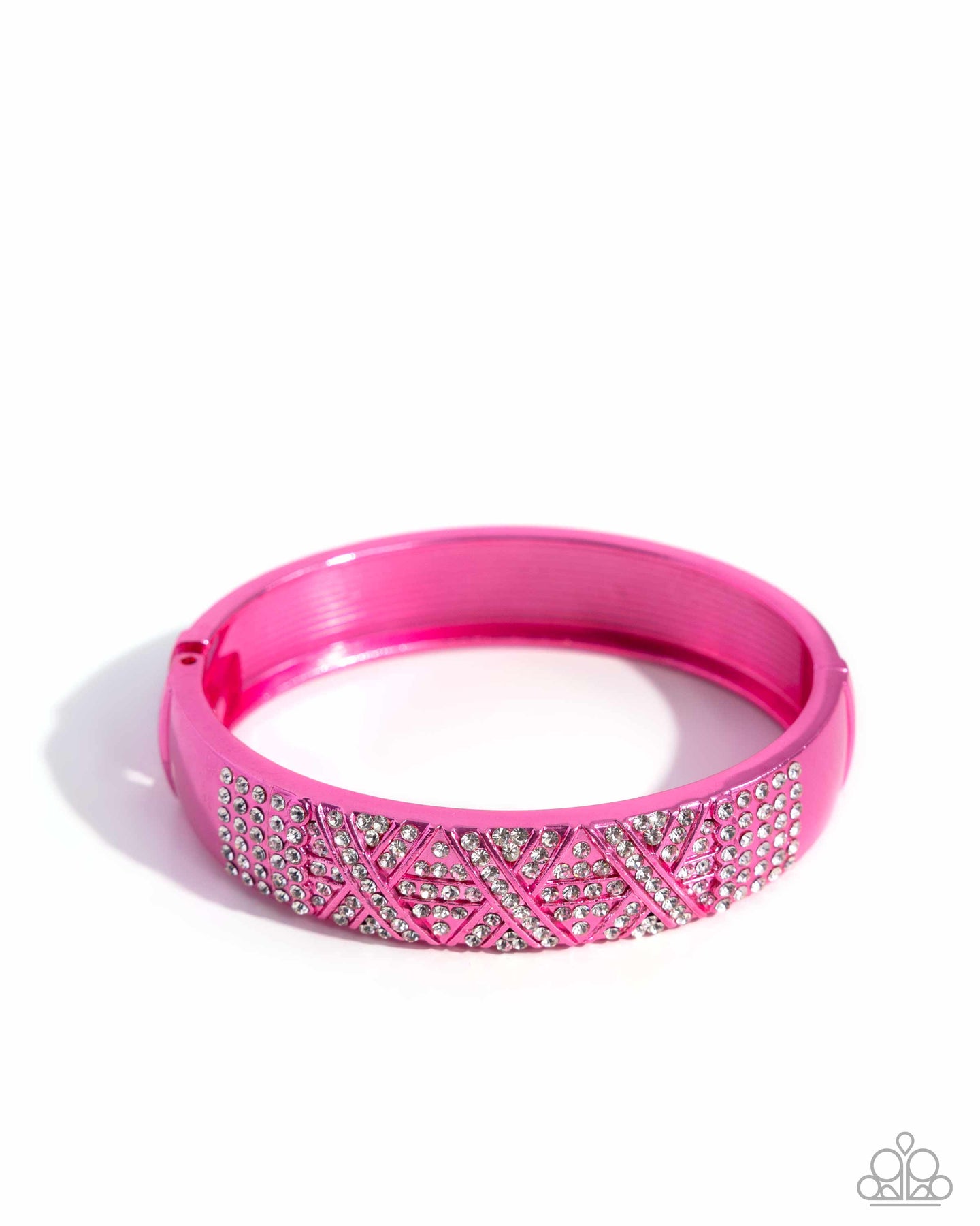 Refulgent Rebel - Pink hinge bracelet E025