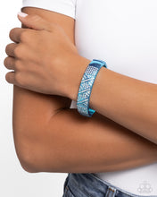 Load image into Gallery viewer, Refulgent Rebel - Blue hinge bracelet E048

