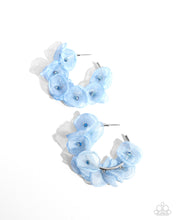 Load image into Gallery viewer, Petaled Pageant - Blue earring D036
