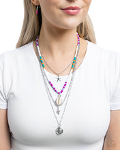 Load image into Gallery viewer, Oceanic Obligato - Purple necklace G051

