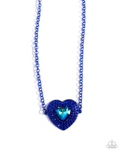 Load image into Gallery viewer, Locket Leisure - Blue necklace
