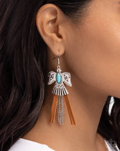 Load image into Gallery viewer, Southwestern Selfie - Blue earring B095
