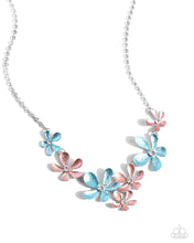 Load image into Gallery viewer, Reflective Rundown - Blue necklace D030
