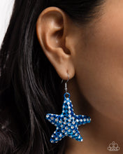 Load image into Gallery viewer, Skilled Starfish - Blue earring MR1
