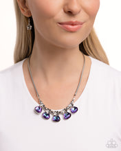 Load image into Gallery viewer, Teardrop Tribute - Purple necklace 2192
