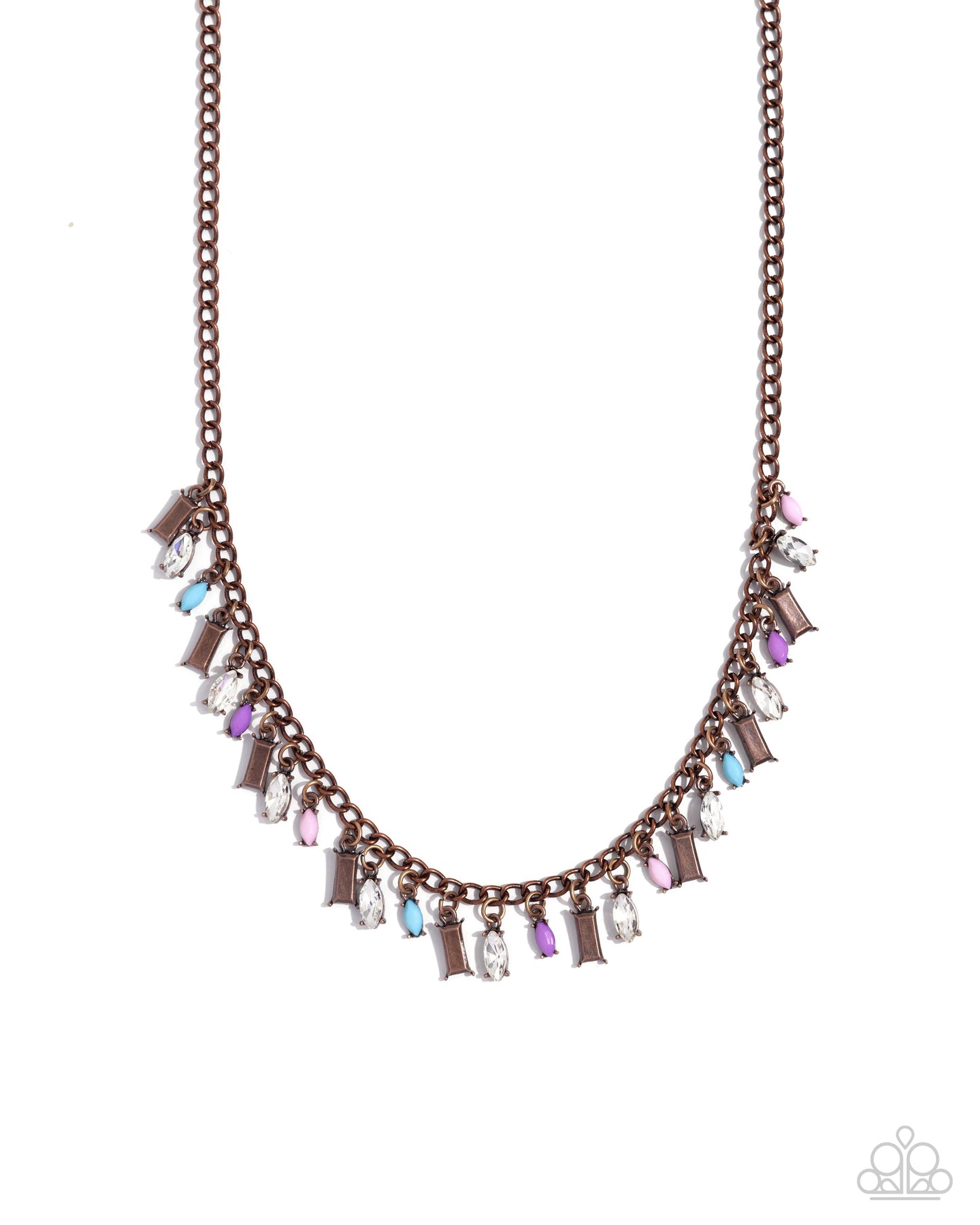 Dripping in Drama - Copper necklace C026