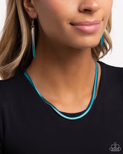 Load image into Gallery viewer, Spray Paint Sass - Blue necklace Box 8
