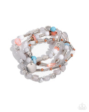 Load image into Gallery viewer, Cloudy Chic - Silver bracelet B035
