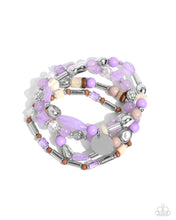 Load image into Gallery viewer, Cloudy Chic - Purple Bracelet
