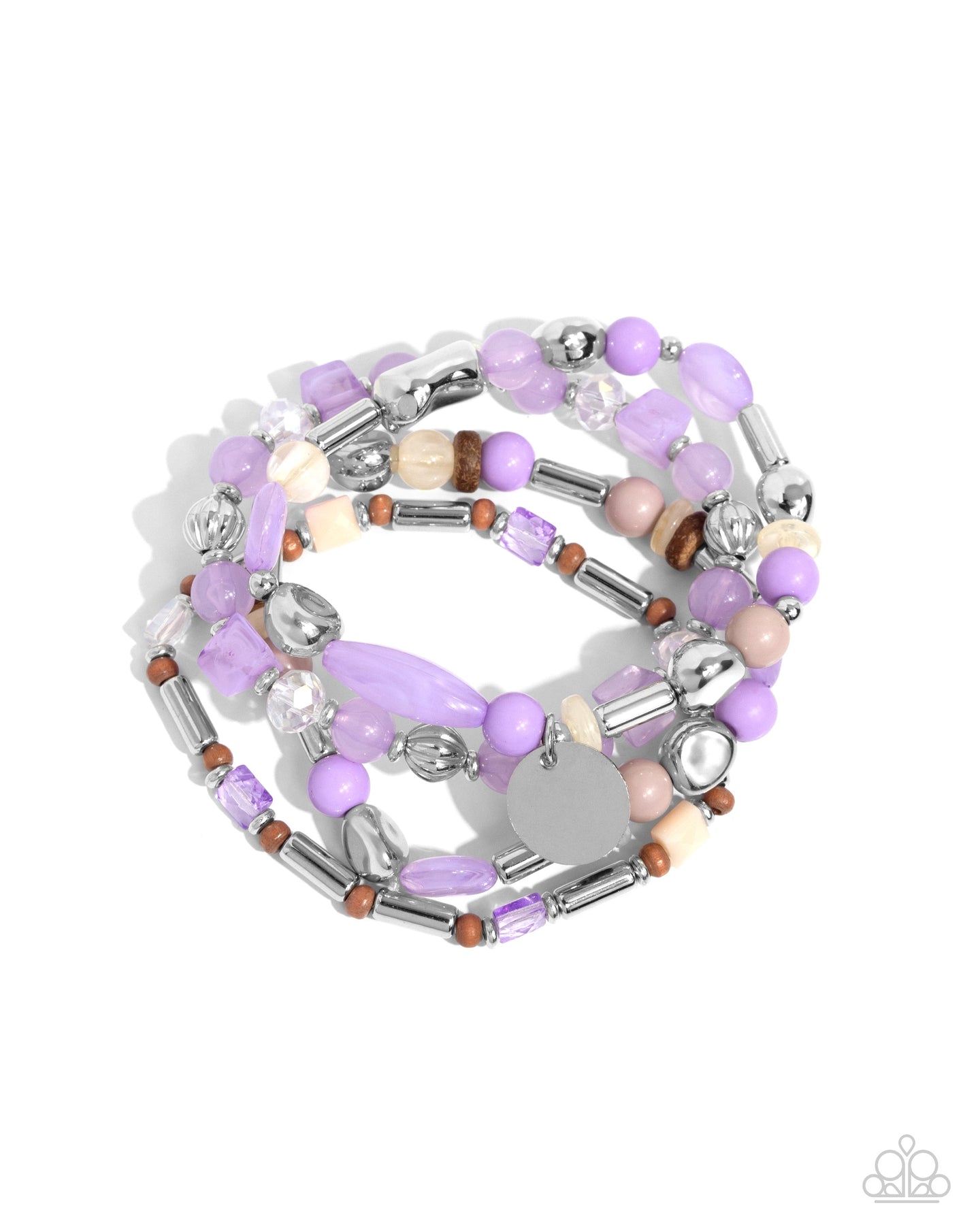 Cloudy Chic - Purple Bracelet